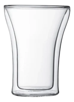 Dubbelwandig Theeglas Bodum Assam Transparant 250 ml (Set van 2)