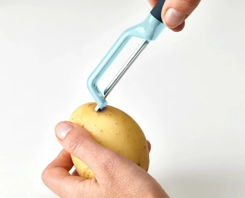 Joseph Joseph Dunschiller Duo Swivel Peeler Blauw Outlet