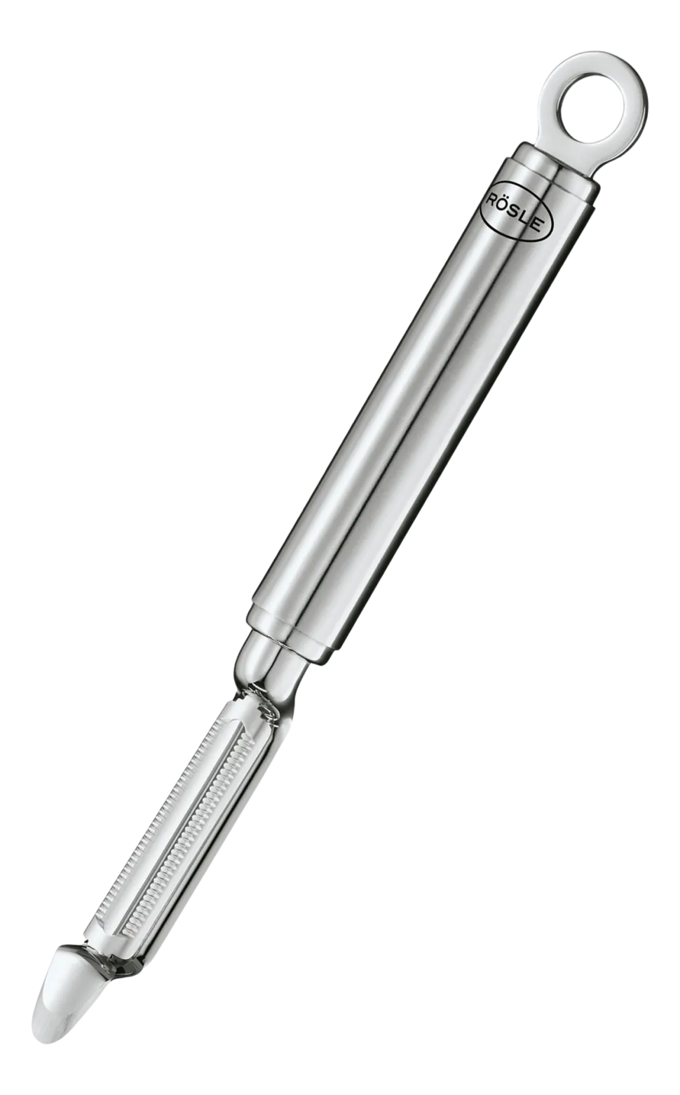 Dunschiller Rösle Dunschiller Tomaat en Kiwi 21 cm Zilver