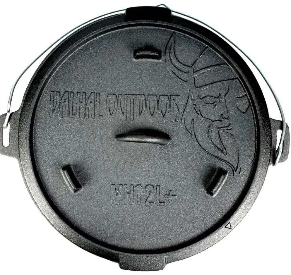 Dutch Oven Valhal Outdoor Met Pootjes Outdoor 12 L