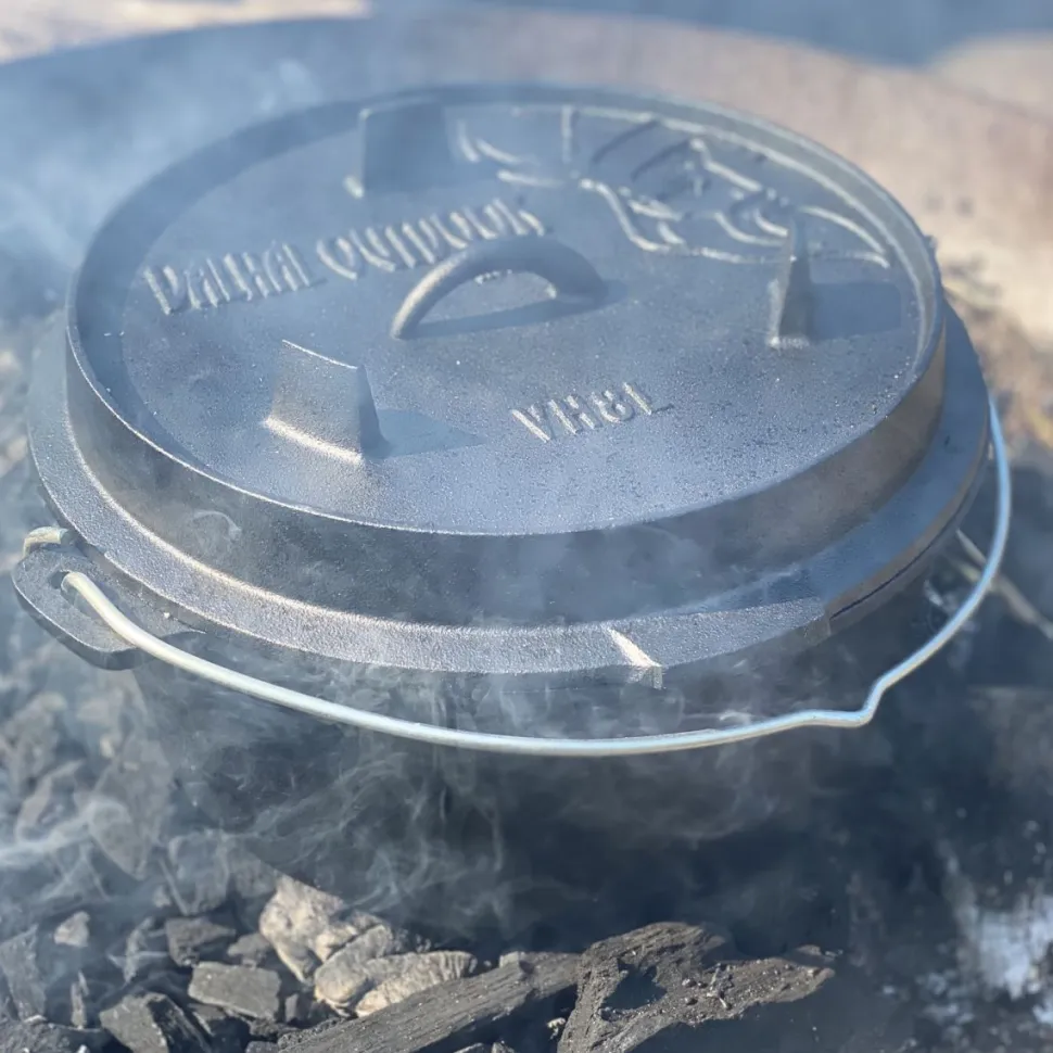 Dutch Oven Valhal Outdoor Met Pootjes Outdoor 8 L