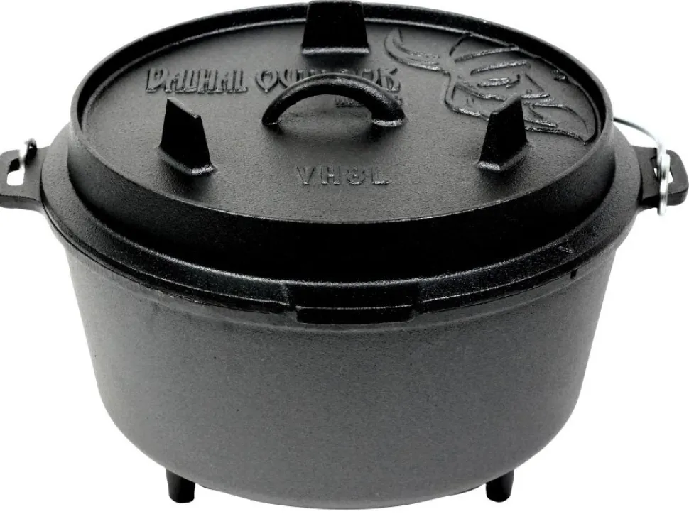 Dutch Oven Valhal Outdoor Met Pootjes Outdoor 8 L