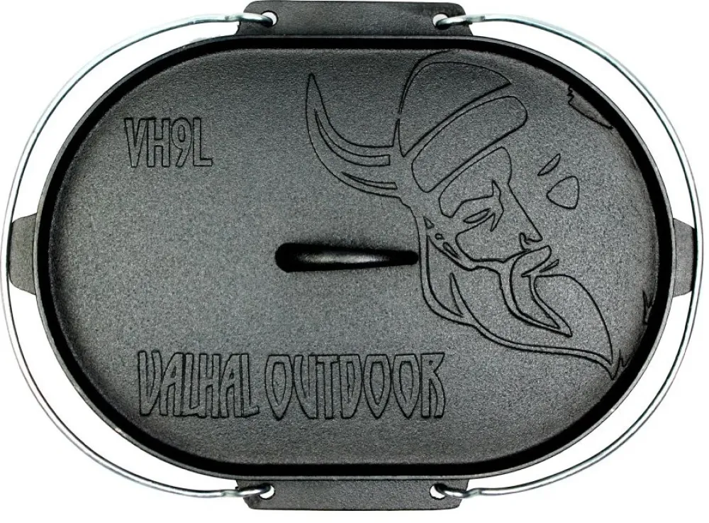 Valhal Outdoor Dutch Oven Met Grill Deksel Ovaal 9 L Discount