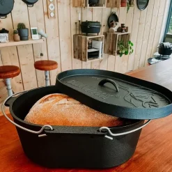 Valhal Outdoor Dutch Oven Met Grill Deksel Ovaal 9 L Discount