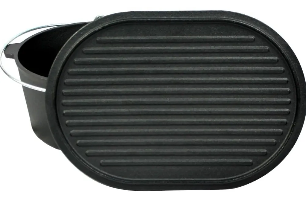 Valhal Outdoor Dutch Oven Met Grill Deksel Ovaal 9 L Discount
