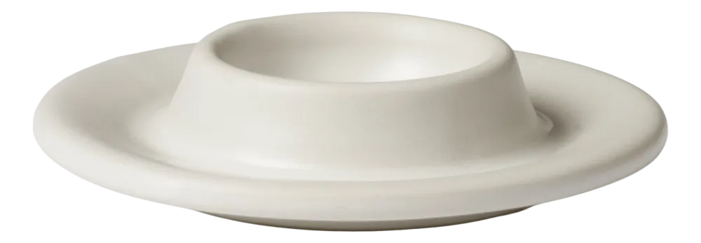 Bolia Eierdop Edge Egg Cup - 4 pcs. Ecru (Set van 4) Outlet