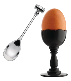 Alessi Eierdop Met Lepel Dressed White Discount