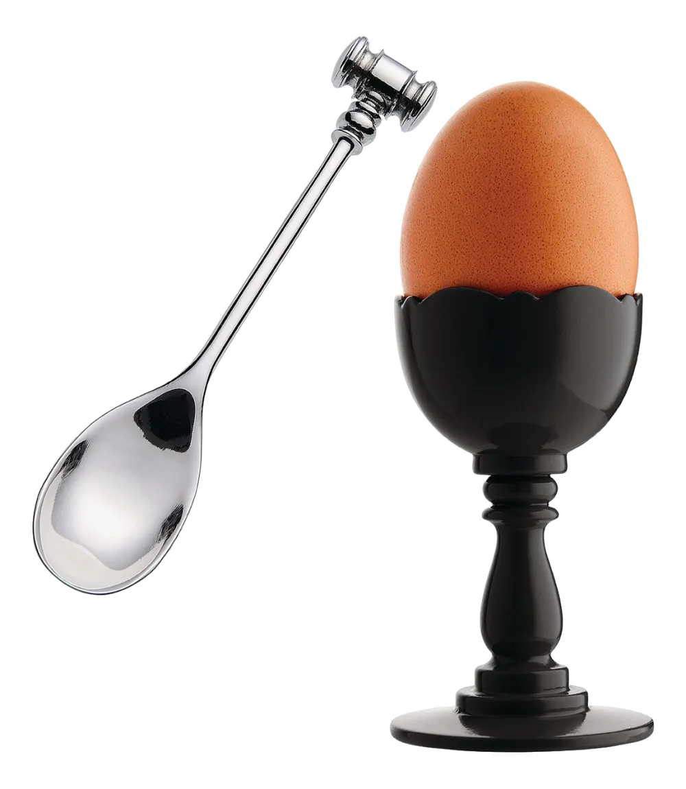 Alessi Eierdop Met Lepel Dressed White Discount