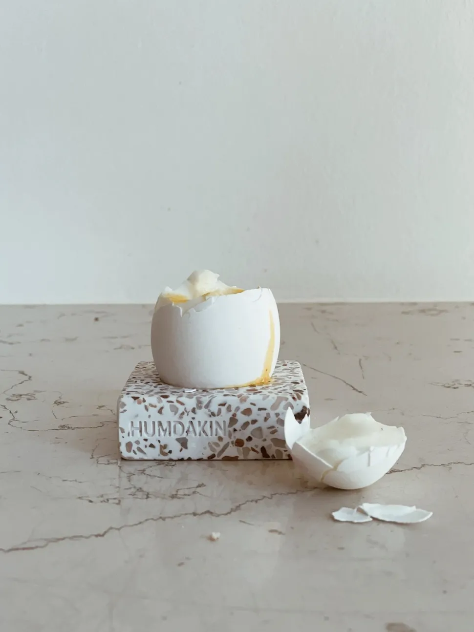 Ei Houder Humdakin Terrazzo Red Beige (1 stuk)