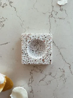 Ei Houder Humdakin Terrazzo Red Beige (1 stuk)