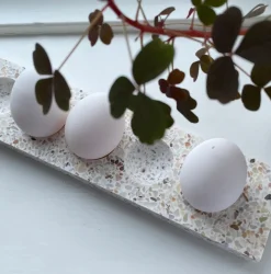 Humdakin Ei Houder Terrazzo Red Beige (6 stuks) New