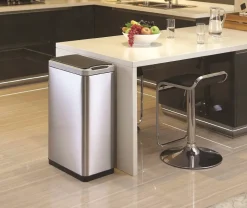 EKO afvalbak Phantom Sensor Bin 45L Mat RVS