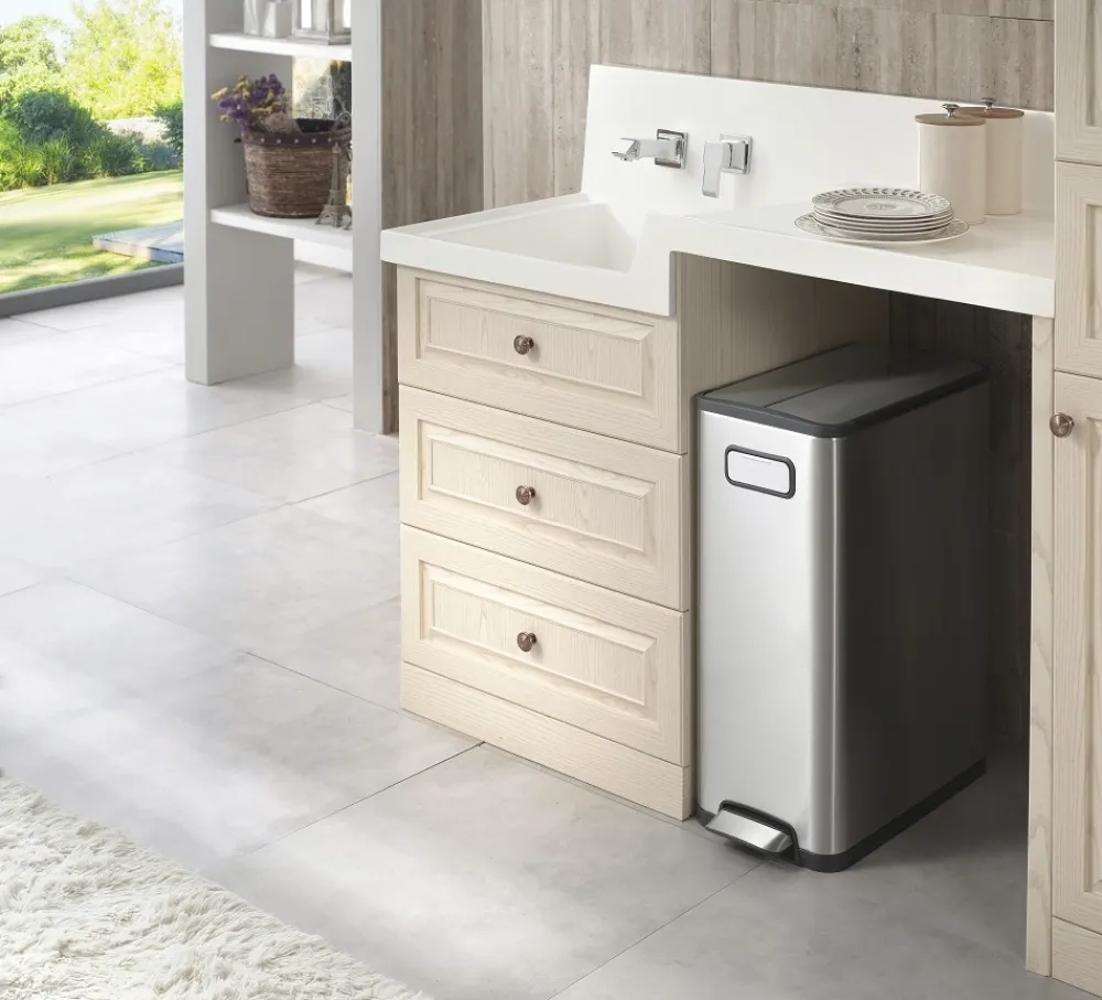 EKO Pedaalemmer Ecofly Step Bin 45L Mat RVS Discount
