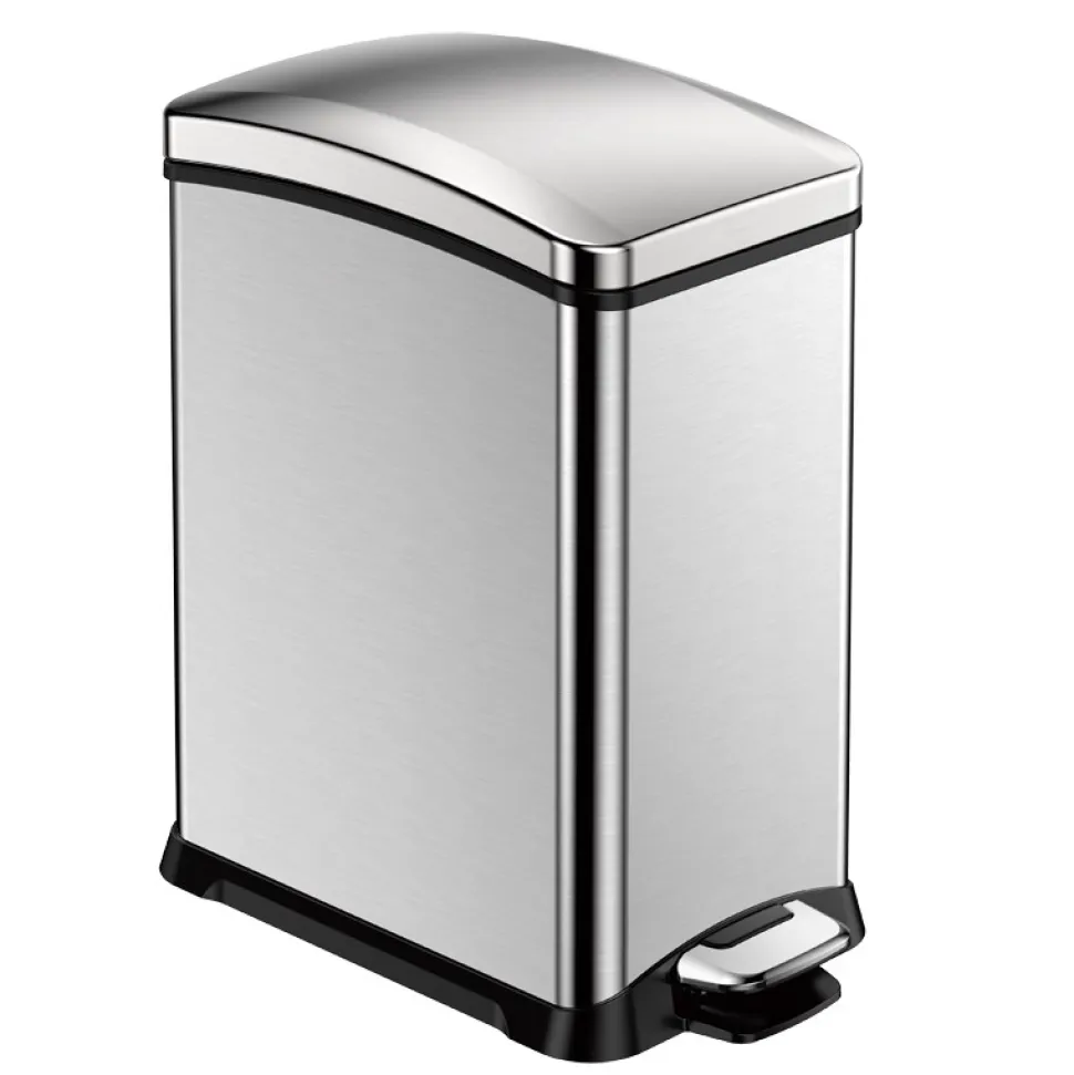 EKO pedaalemmer Rejoice Step Bin 15L Mat RVS