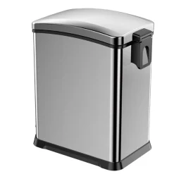 EKO pedaalemmer Rejoice Step Bin 15L Mat RVS