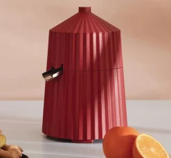 Alessi Elektrische Citruspers Plisse Black New