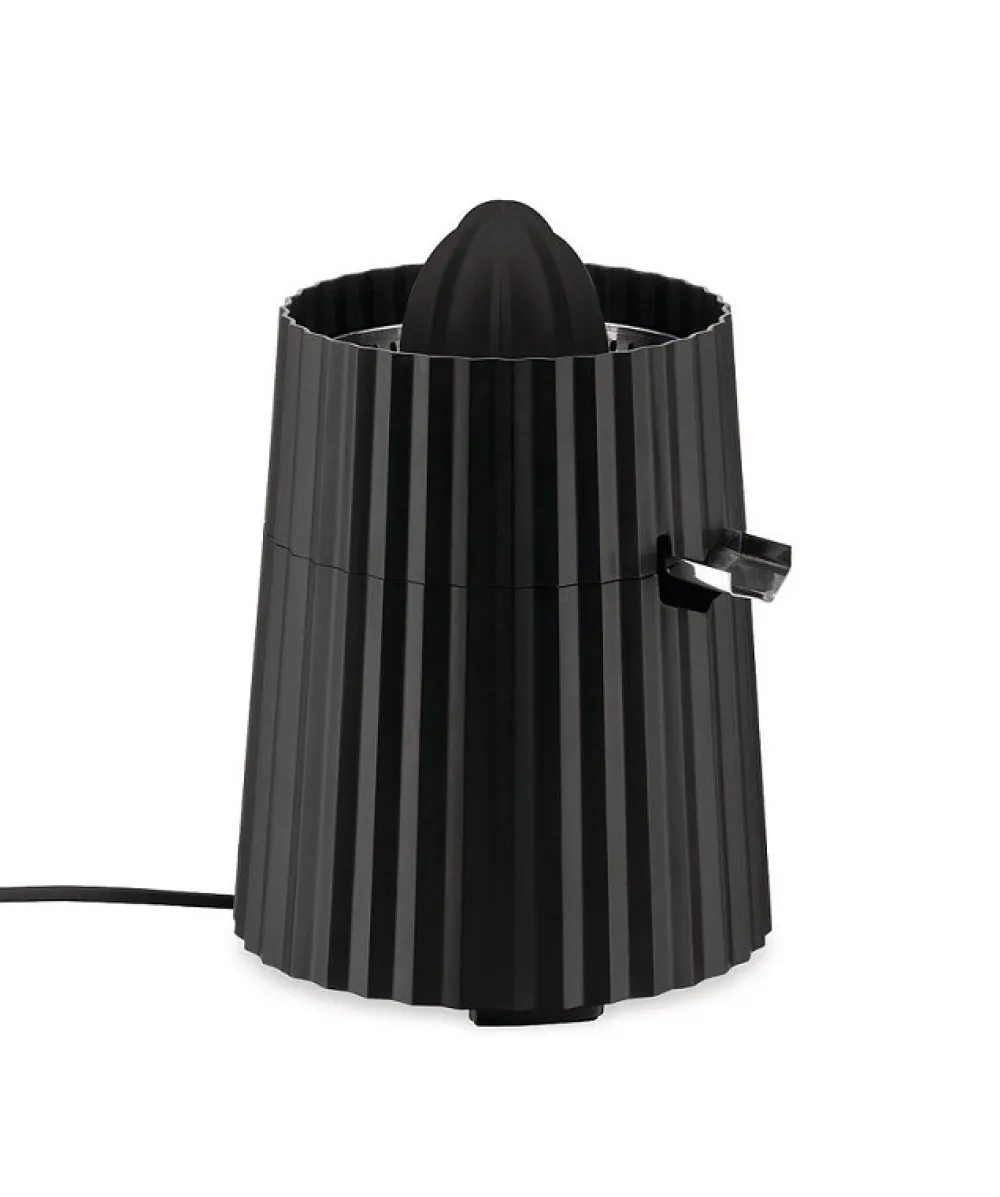 Alessi Elektrische Citruspers Plisse Black New