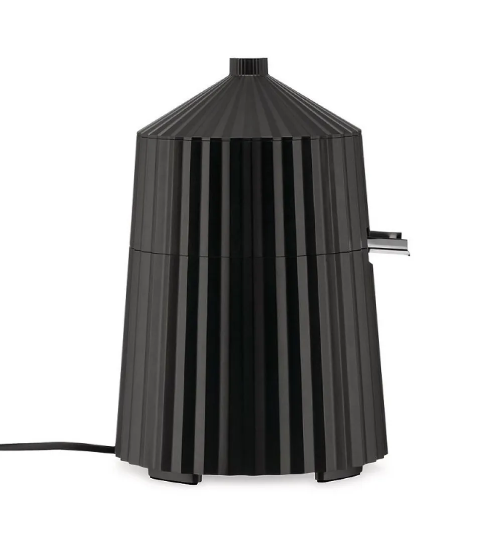 Alessi Elektrische Citruspers Plisse Black New