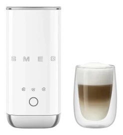 Smeg Elektrische Melkopschuimer MFF02WHEU 50's Style Wit Hot