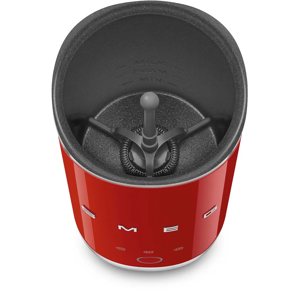 Elektrische Melkopschuimer Smeg MFF02RDEU 50's Style Rood