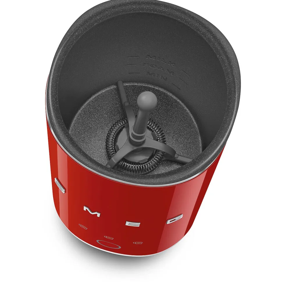 Elektrische Melkopschuimer Smeg MFF02RDEU 50's Style Rood