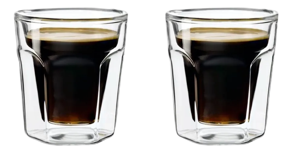 Espressoglas Leopold Vienna Transparant 0,1 L (Set van 2)