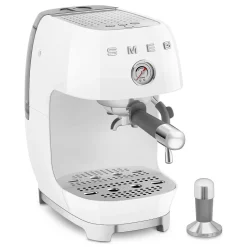 Espresso koffiemachine Smeg ECF03WHEU 50's Style Wit