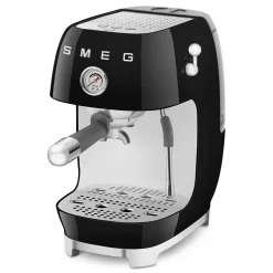 Espresso koffiemachine Smeg ECF03BLEU 50's Style Zwart