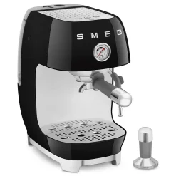 Espresso koffiemachine Smeg ECF03BLEU 50's Style Zwart