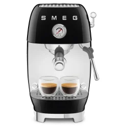 Espresso koffiemachine Smeg ECF03BLEU 50's Style Zwart