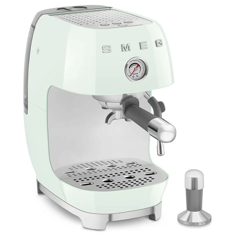 Espresso koffiemachine Smeg ECF03PGEU 50's Style Watergroen
