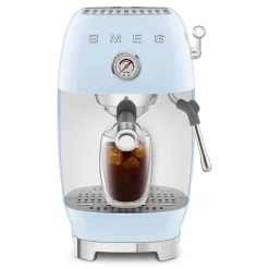 Smeg Espresso koffiemachine ECF03PBEU 50's Style Pastelblauw Clearance