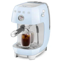 Smeg Espresso koffiemachine ECF03PBEU 50's Style Pastelblauw Clearance