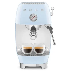 Smeg Espresso koffiemachine ECF03PBEU 50's Style Pastelblauw Clearance