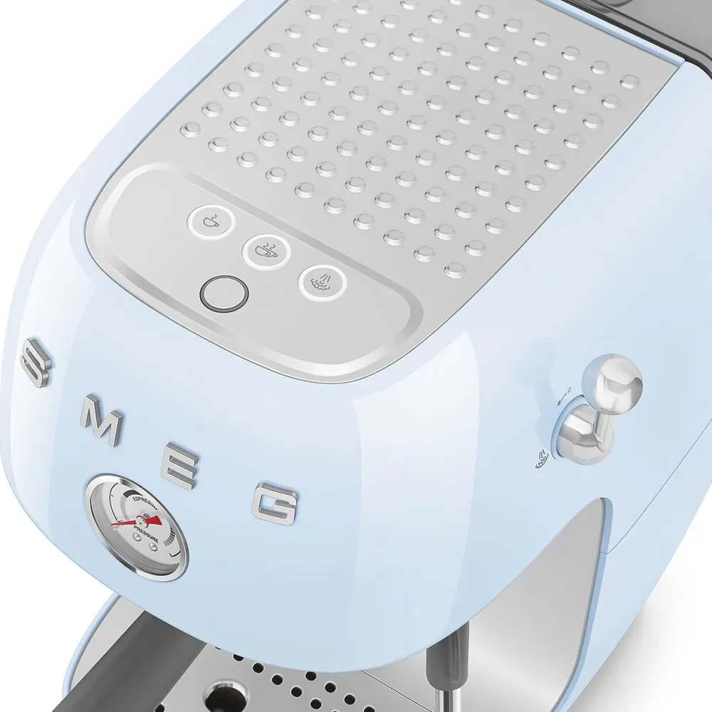 Smeg Espresso koffiemachine ECF03PBEU 50's Style Pastelblauw Clearance