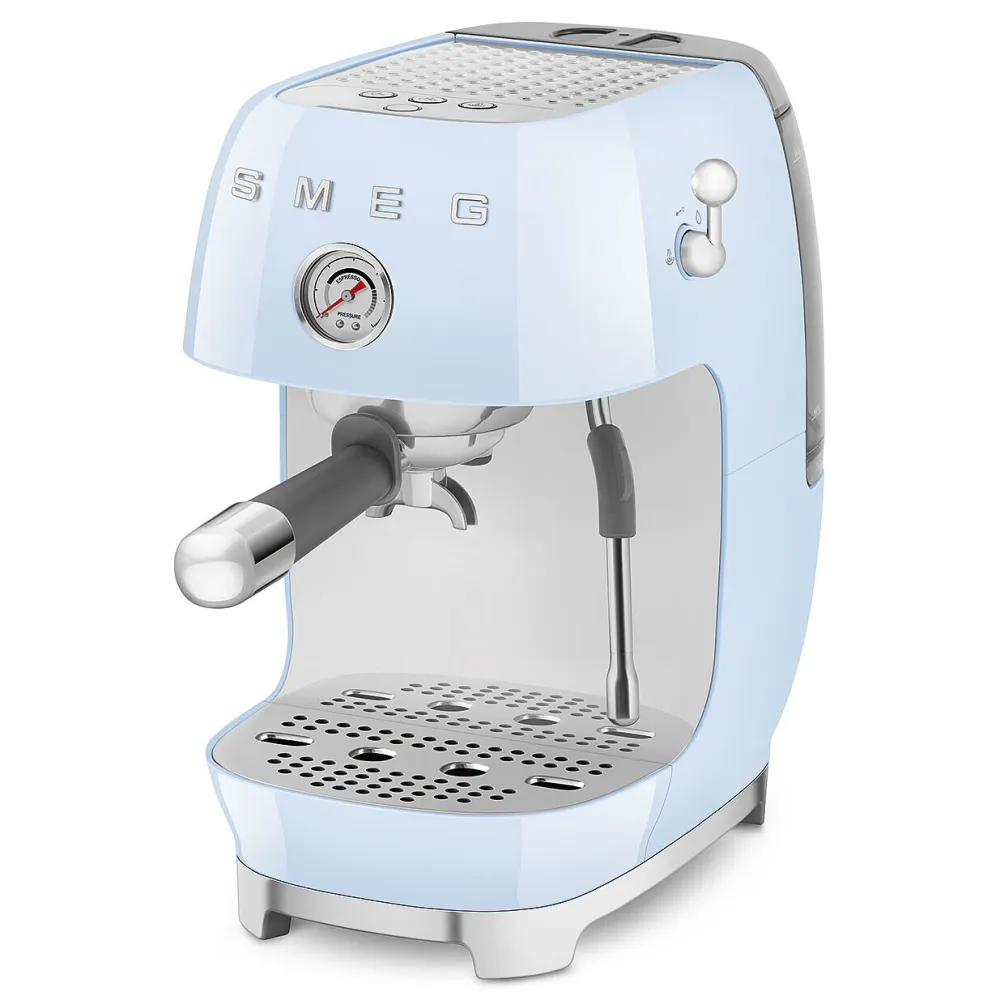 Smeg Espresso koffiemachine ECF03PBEU 50's Style Pastelblauw Clearance