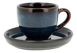 Bitz Espressokop Gastro Dark Blue Black 7 cl (6-delig) Outlet