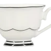 Salt & Pepper Espressokop en Schotel Odette Black / White 80 ml (Set van 2) New