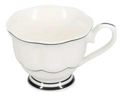 Salt & Pepper Espressokop en Schotel Odette Black / White 80 ml (Set van 2) New
