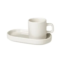 Espressokopje & Schotel Blomus Pilar Moonbeam (2-delig)