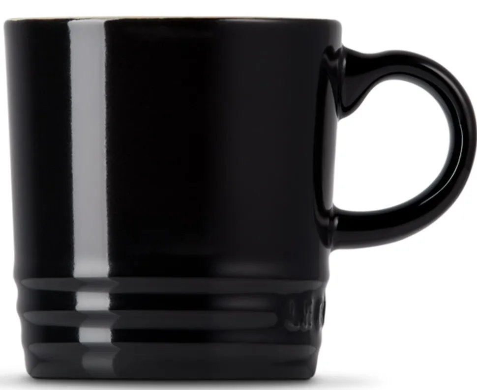 Espressokop Le Creuset Ebbenzwart 100ml (6-Delig)