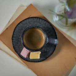Espressokop Leonardo Matera Grijs 90ml (4-Delig)