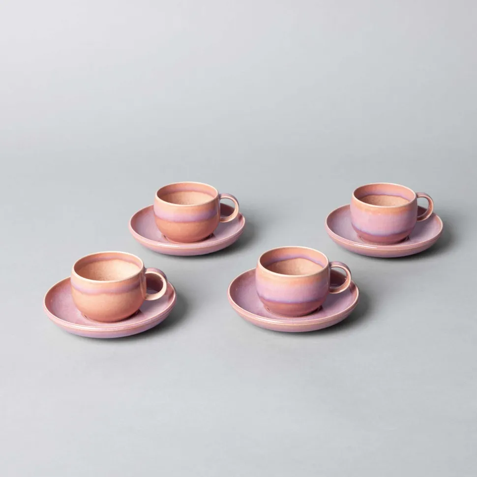 Espressokop Like by Villeroy & Boch Perlemor Coral 0,1 L (Set van 6)