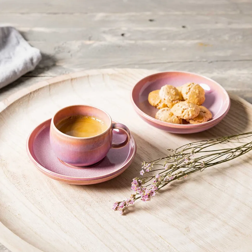 Espressokop Like by Villeroy & Boch Perlemor Coral 0,1 L (Set van 6)
