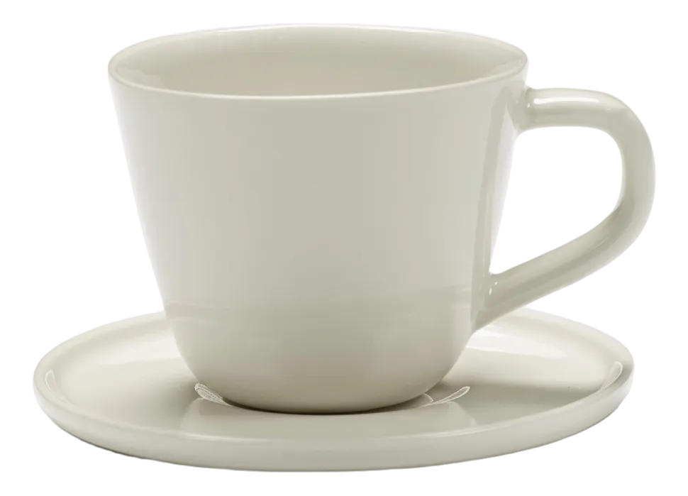 Espressokop met Handvat Serax Cena by Vincent Van Duysen Ivory 120 ml