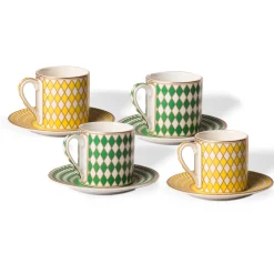POLSPOTTEN Espressokop Chess (Set van 4) Sale