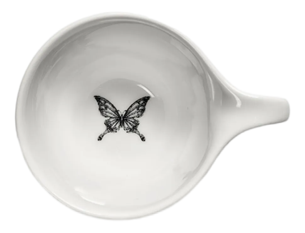 Espressokop Serax Butterfly Unity White 80 ml