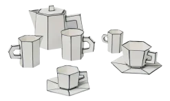 Serax Espressokop Carte Blanche Double White/Black 95 ml Sale