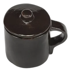 Espressokop Serax La Mère Tableware By Marie Michielssen Deksel Dark Brown 110 ml