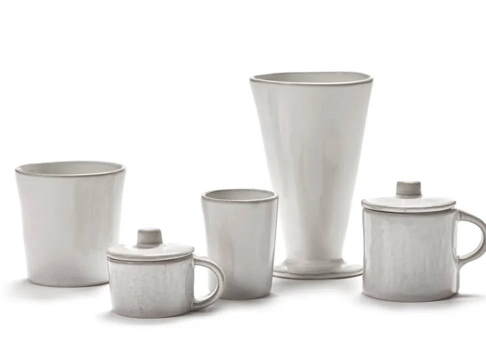 Espressokop Serax La Mère Tableware By Marie Michielssen Off White 70 ml